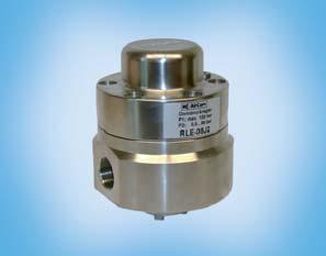 Functioning as a volume booster the dome is controlled by a proional pressure regulator or a pressure regulator. compressed air, non-corrosive gases or liquids Supply pressure max. 25 bar for RL.-0.