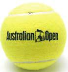 Industrial Wind Tunnel, on a novelty sized Wilson Australian Open tennis with a