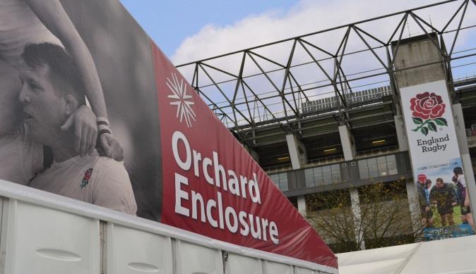 THE ORCHARD ENCLOSURE Situated only 20 metres from the popular East Stand, the Orchard Enclosure is widely recognised as the leading hospitality location in International rugby union.