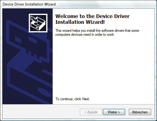 Depending on the operating system you are using, Windows may ask if you want to install the driver. Click on the button Install driver anyway and continue installation.