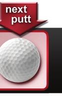 top of the screen turns green. Then putt.