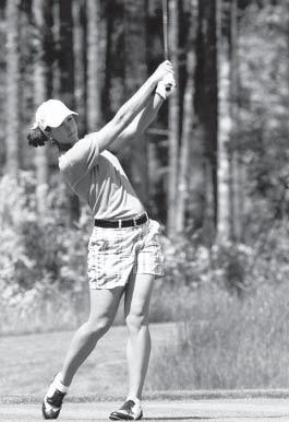 .. was the runner up at the 2001 PGA Junior Series Championship at Indian Summer... was a member of the WJGA Team Washington and Team USA in 2000 and 2002... also played tennis in high school.