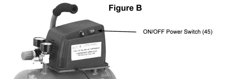 Safety Valve (25) 2. Plug the Power Cord (35) into the nearest 120 volt, grounded, electrical outlet. 3.