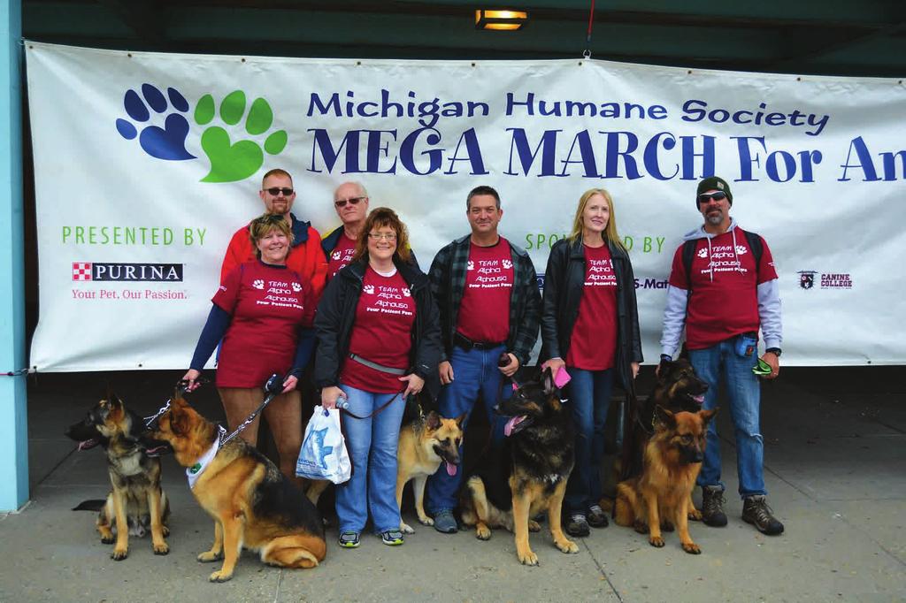 Corporate Packs Becoming a Mega March for Animals sponsor is just the first step in helping to provide support to the Michigan Humane