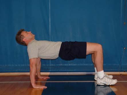 Ab Plank with Straight Leg Raise Position yourself face up with your knees bent at 90 degrees, feet flat on the floor. Your hands should be directly under your shoulders facing forward.
