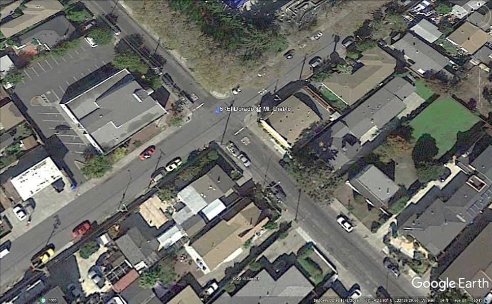 6 Eldorado at Monte Diablo Issue: Congestion (TFSC recommends: Existing 2-way stop be converted to a traffic signal) Discussion and Analysis: The intersection of Monte Diablo Avenue and North