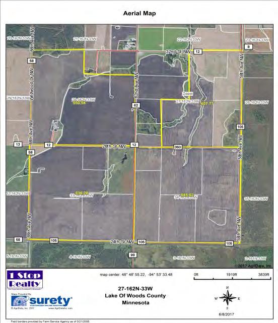 Rarely in Minnesota do we get a chance to offer 4,763 ± tillable acres of pattern tiled