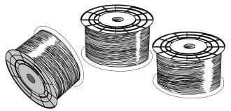 Turimoto galvanised longline wire Sekiyama wire Turimoto (No. 27, 3 x 3 strand) galvanised wire is sometimes used for the trace or leader, which connects the hook to the rest of the branchline.