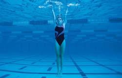 They are not made for underwater swimming and should not be used when you are submerging to a depth of 5 feet or more.