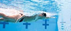 Front Crawl: Power Phase Fig. 6-5A Your hand enters the water at a point about threefourths as far as you can reach with your arm fully extended. Fig. 6-5B Begin the catch with your arm fully extended, and then.