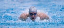 Some swimmers learn to breathe every two or more strokes to gain efficiency. Butterfly: Breathing and Timing Fig.