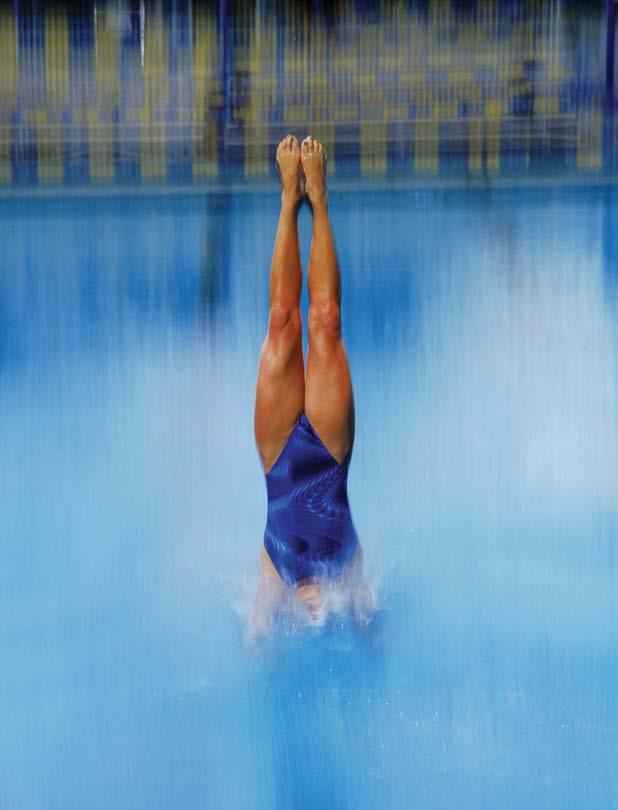 CHAPTER 8 Diving Diving is a sport that involves entering the water from a springboard or platform.