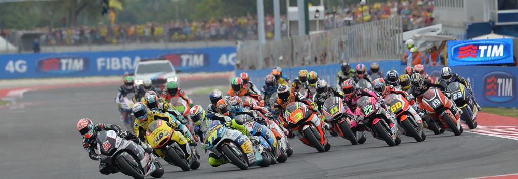 Last year he qualified in second place on the grid of the Moto2 race at Misano then crashed while fighting for the lead, re-started but was subsequently shown the black flag.