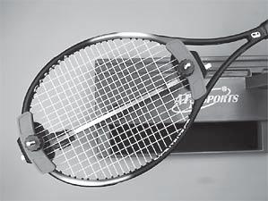 Repeat the procedure for all of the remaining main strings and tie off following the racquet manufacturers recommendations.