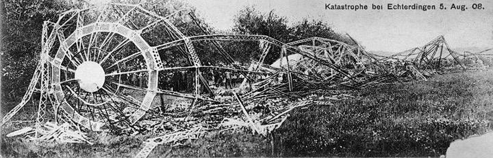 LZ4 Wreckage after