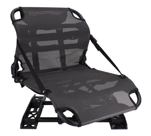 Modeled after high-end ergonomic seats, it provides ideal lumbar
