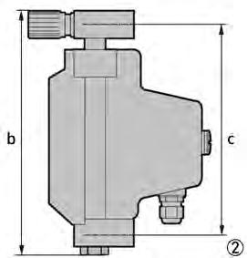 without valve and vertical process connection 5 DK37/M8E without valve and vertical process