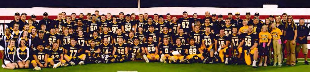 36th ANNUAL FOOTBALL PLAY-OFFS DAKOTADOME - VERMILLION - NOVEMBER 10-12, 2016 State Class "AA" 11-Man Champions Mitchell Kernels Quarter Final Mitchell defeated Sturgis Brown 79-22 Pierre defeated