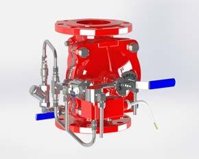 Commanded by Electric, Hydraulic, Pneumatic signals, or a combination of above, the FDV deluge valve will open gradually to provide large volumes of water with a