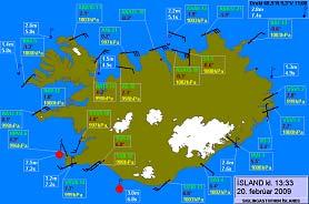 Storm Surge Forecasting Wave rcords from Garðskagi wave bouy 09.01.1990 20 15 Hs = 13,94 m Tp = 17,6 sek. Max H =25,28 m = 25,28 m 10 5 Hs (m) 0-5 -10-15 -20 Tímasería 09:00:00.000-09:17:03.