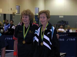 O70 Women s Doubles Winners PamTait and