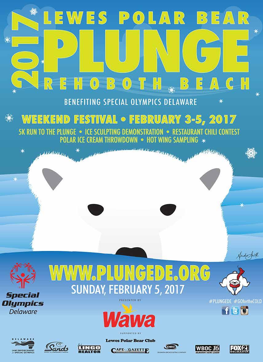 COOL SCHOOLS 2017 TEAM CAPTAIN LEWES POLAR BEAR PLUNGE REHOBOTH BEACH BENEFITING SPECIAL OLYMPICS DELAWARE WWW.PLUNGEDE.