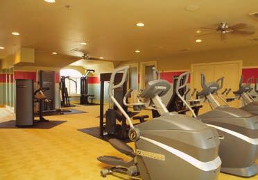 State of the art fitness center with cardio and