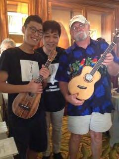 So good are they, in fact, that Bill was invited to display two of his creations at the International Ukulele Festival in Honolulu, Hawaii - quite