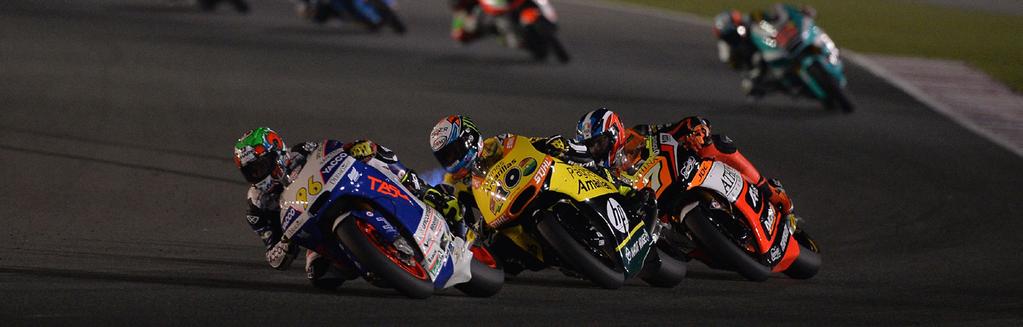 #01 Commercial Bank Grand Prix of Qatar Losail International Circuit Moto2 stats and facts Two of the riders in the Moto2 class in 2016 have competed in all twelve previous Grand Prix events to be