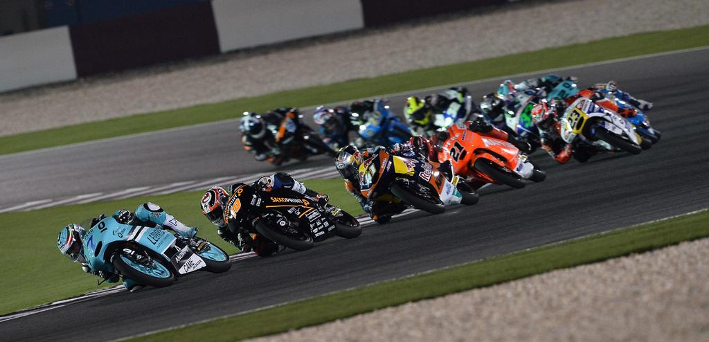 Jonas Folger won the Moto2 race last year in Qatar - his first win in the Moto2 class.