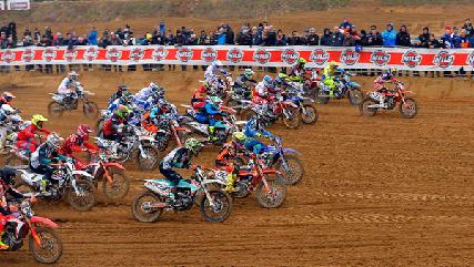C is for class A class is a race with all the same sized bikes racing. There are lots of different motocross classes.
