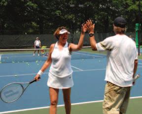 Intermediate For those wishing to perfect their strokes through drills with an emphasis on consistency, singles and doubles strategy and match play. Note: We cannot guarantee court preference.