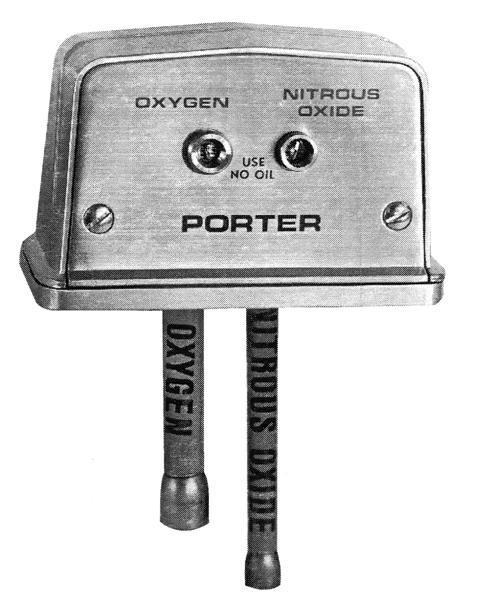 PORTER INSTRUMENT COMPANY, INC. 245 TOWNSHIP LINE RD. P.O. BOX 907 HATFIELD, PA 19440-0907 USA [215] 723-4000 / FAX [215] 723-2199 Nitrous Oxide / Oxygen Floor Mounted Outlet Station Installation and