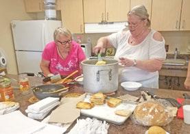 Cooking Together Once a month, the residents at Somerset Assisted Living are