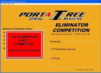 ELIMINATOR COMPETITION DRAG RACE Program Manual Firm Ver 4.