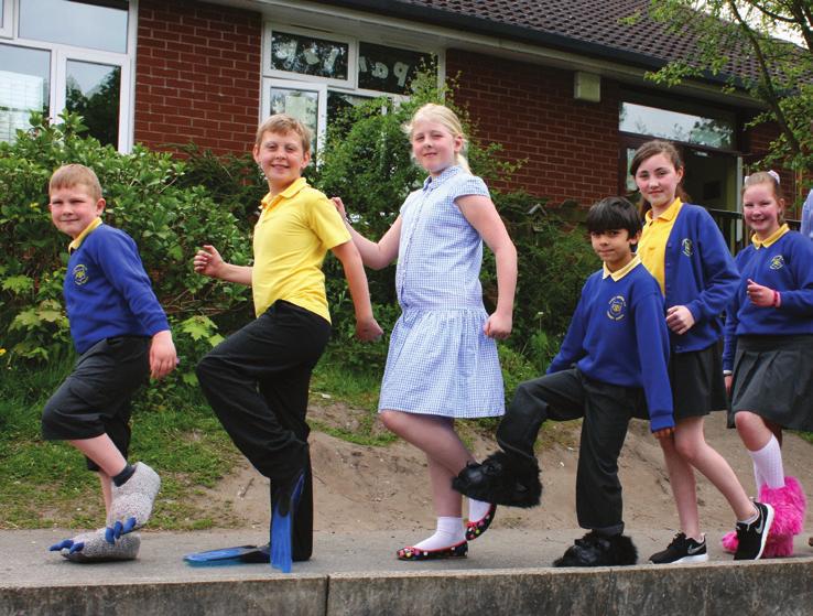 3 Fundraising with Living Streets Happy Shoesday takes place each year during Walk to School Week.