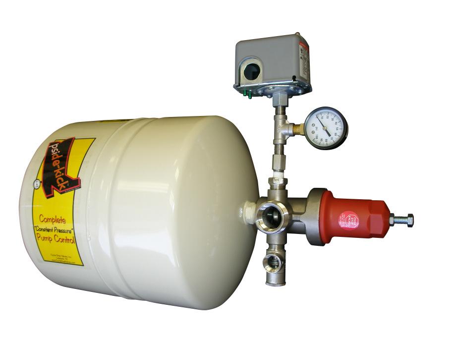 Pressure Tank Sizing Old Pressure Tank Sizing Method: In the past, pressure tanks were sized to store at least 1 or 2 gallons of water for every gallon per minute the pump can
