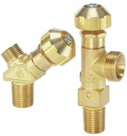 Robust brass handwheel prevents breakage and corrosion associated with aluminium versions. Self locking zinc coated steel nut affixes handwheel to the Sturdy Brass Stem.