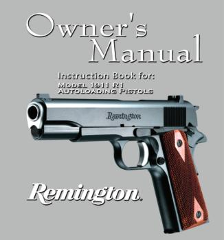 This manual should always accompany this firearm, and be transferred with it upon change of ownership. WARNING!