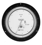 Series 1500 8½" Dial High Precision Gauge Pressure Indicators Series 1500 Gauges have capsule-type pressure elements up to and including the 150-psig range.