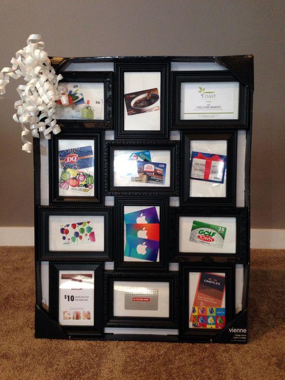 Raffle Prize Gift Card Frame Sponsor the purchasing of