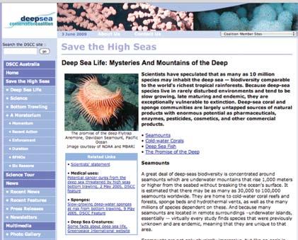 61/105 REVIEW deep sea conservation coalition 3 Introduction The Deep Sea Conservation Coalition (DSCC) is a coalition of over 60 organizations worldwide promoting fisheries conservation and the