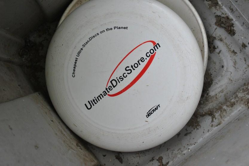 Ultimate Frisbee Located in a rec tote at the
