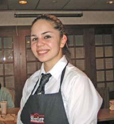 Page 2 GOOD BY TO LAUREN: Today was the last day that Lauren Lopez will be our food server.