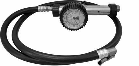 S AIR CHUCKS, TIRE GAUGES AND INFLATOR GAUGES STRAIGHT AIR CHUCK LEVER TYPE BAYONET INFLATOR GAUGE 3 in 1 function: inflates, releases air and