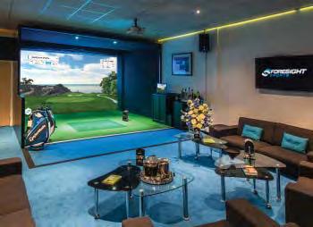 Residential Whether it s a basic installation in your garage, or a complete customdesigned virtual golf studio, it s all powered by a single GC launch monitor.