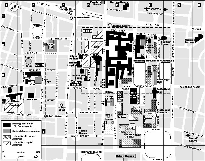 Fig. 1. UCL s Central London campus and the surrounding area 1.