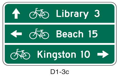 36 of the MUTCD provides the following option: Route shields and cardinal directions may be included on the Destination sign with the