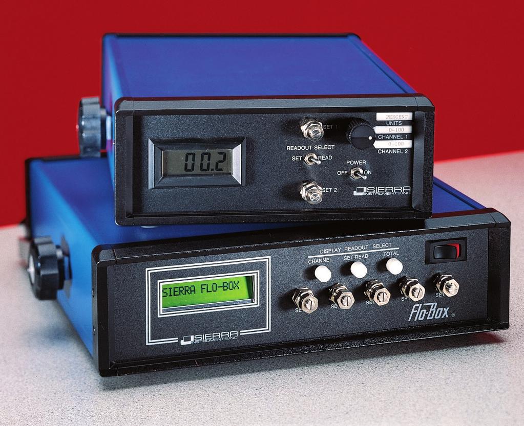 meter and controller is individually calibrated over its POWER SUPPLY AND READOUT ELECTRONICS Sierra Instruments 900 Series Electronics include single-channel, dual-channel and five-channel power and