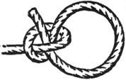 It is a useful knot if the sailor needed to hold something and wanted to be sure the marlinspike would be safe. An excellent hitch which can be temporary or permanent.